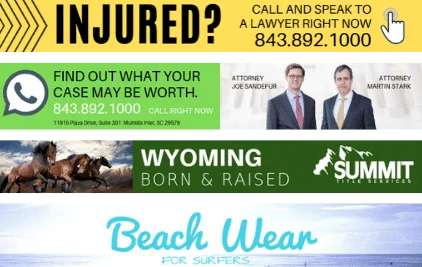 Geofencing 4 ads examples